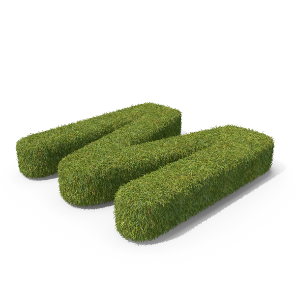 Language: Grass Letter M PNG & PSD Images