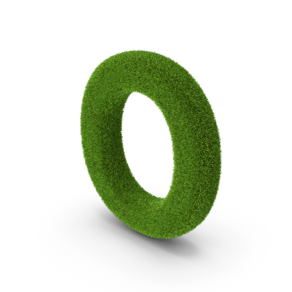 Language: Grass Letter O PNG & PSD Images