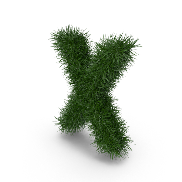 Language: Grass letter X PNG & PSD Images Language: Grass letter X PNG & PSD Images