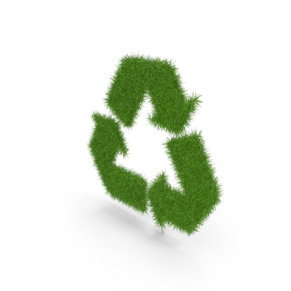 Logo: Grass Recycle Symbol PNG & PSD Images