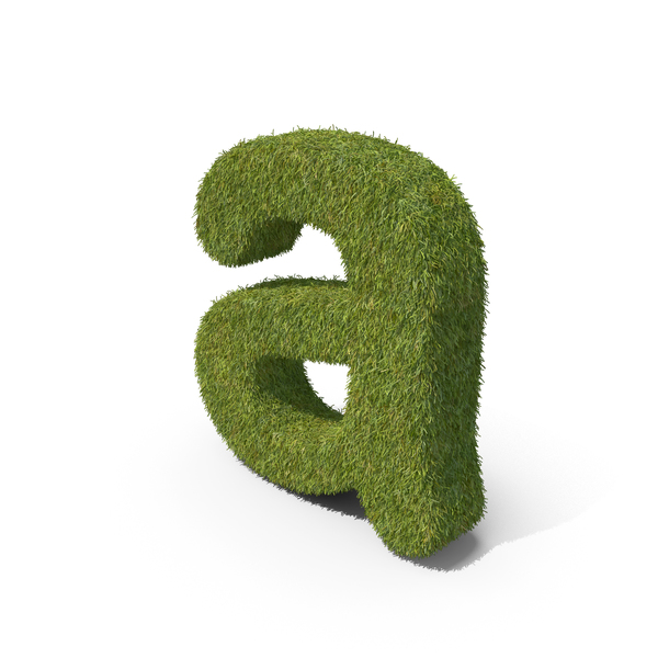 Grass Small Letter A PNG & PSD Images