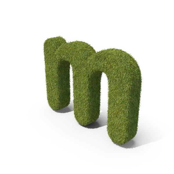 Language: Grass Small Letter M PNG & PSD Images