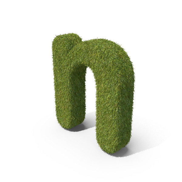 Language: Grass Small Letter N PNG & PSD Images