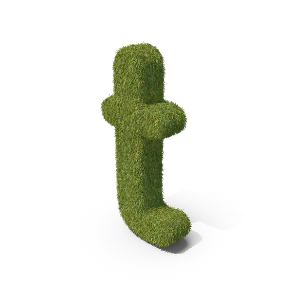 Language: Grass Small letter T PNG & PSD Images