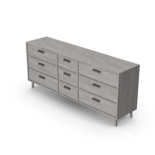 Gray Bedroom Sideboard PNG & PSD Images
