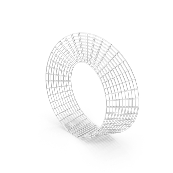 Infinity: Gray Lattice Mobius Strip PNG & PSD Images