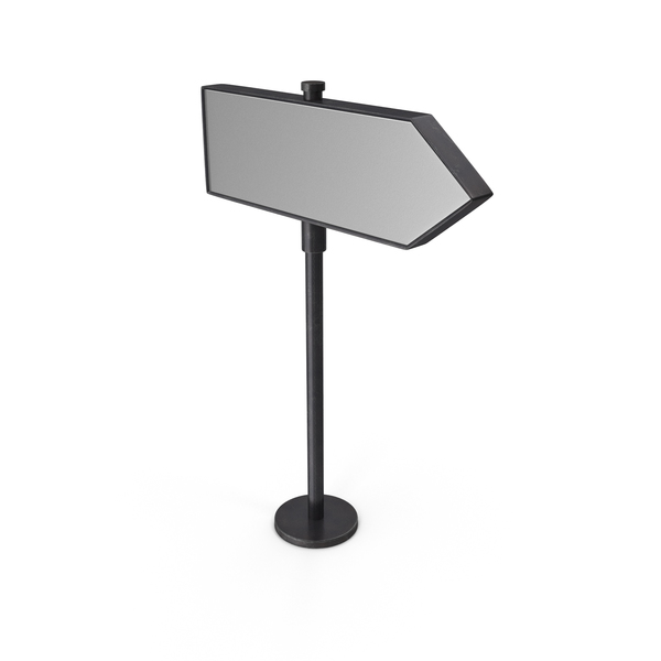 Gray Single Way Direction Road Sign Board PNG & PSD Images