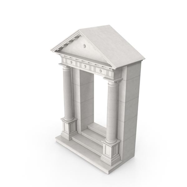Greco-Roman Door With Pediment PNG & PSD Images Greco-Roman Door With Pediment PNG & PSD Images