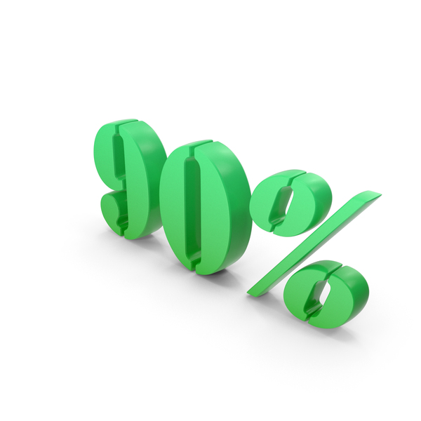 Number: Green 90 Percent Symbol PNG & PSD Images Number: Green 90 Percent Symbol PNG & PSD Images