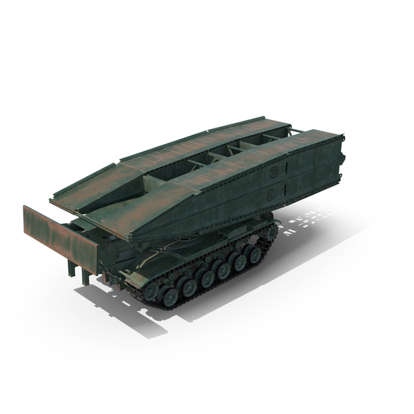 Military Truck: Green Armored Vehicle Launched Bridge AVLB PNG & PSD Images