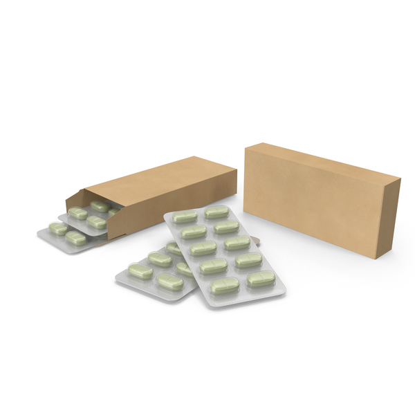 Pill: Green Blister Pills With Box Packaging PNG & PSD Images Pill: Green Blister Pills With Box Packaging PNG & PSD Images