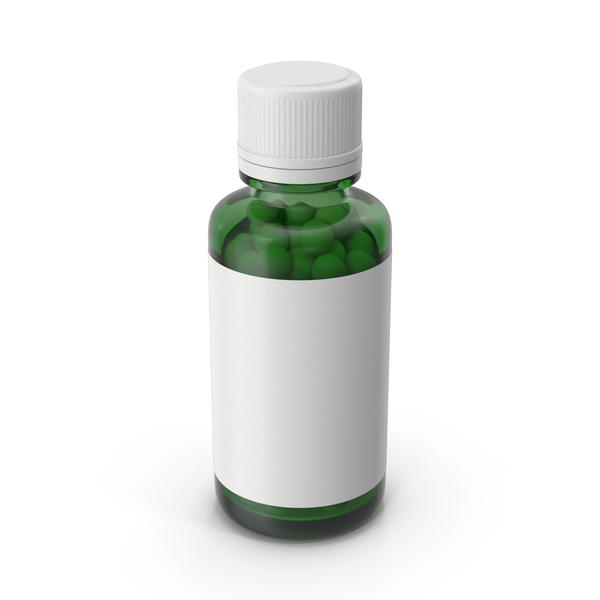 Green Bottle With Pills PNG Images & PSDs for Download | PixelSquid