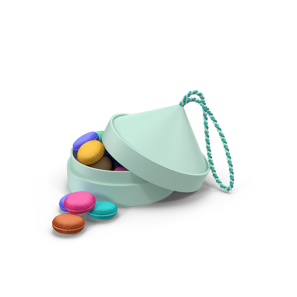 Macaroon: Green Box with Macarons PNG & PSD Images Macaroon: Green Box with Macarons PNG & PSD Images
