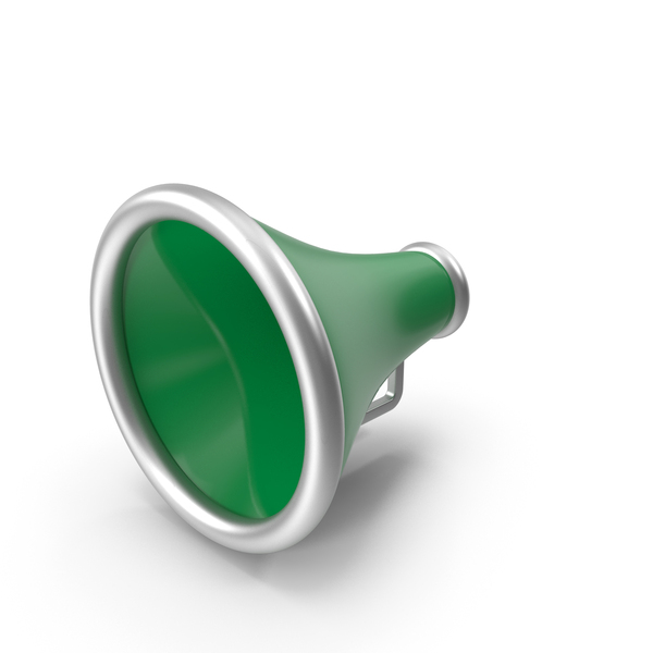 (Acoustic): Green Cartoon Megaphone PNG & PSD Images