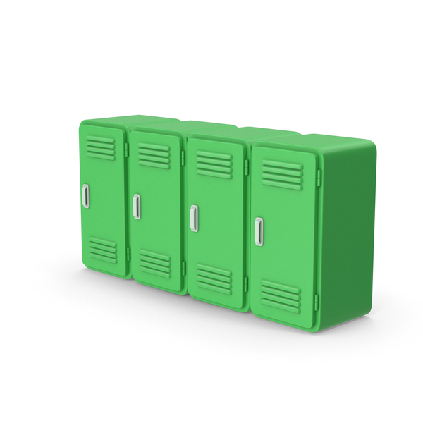 Locker: Green Cartoony Lockers PNG & PSD Images