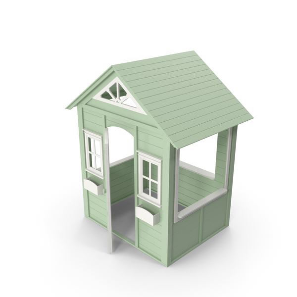 Playhouse: Green Children House PNG & PSD Images Playhouse: Green Children House PNG & PSD Images