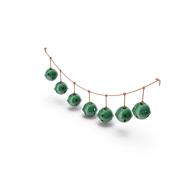 Jingle: Green Christmas Bells Garland PNG & PSD Images Jingle: Green Christmas Bells Garland PNG & PSD Images
