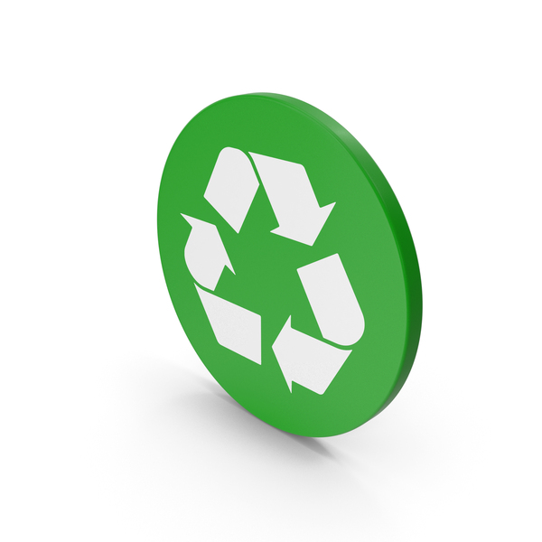 Symbols: Green Circular Recycle Symbol PNG & PSD Images