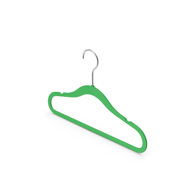 Green Clothes Hanger PNG & PSD Images