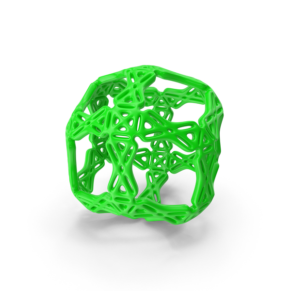 Geometric Shape: Green Complex Object PNG & PSD Images Geometric Shape: Green Complex Object PNG & PSD Images