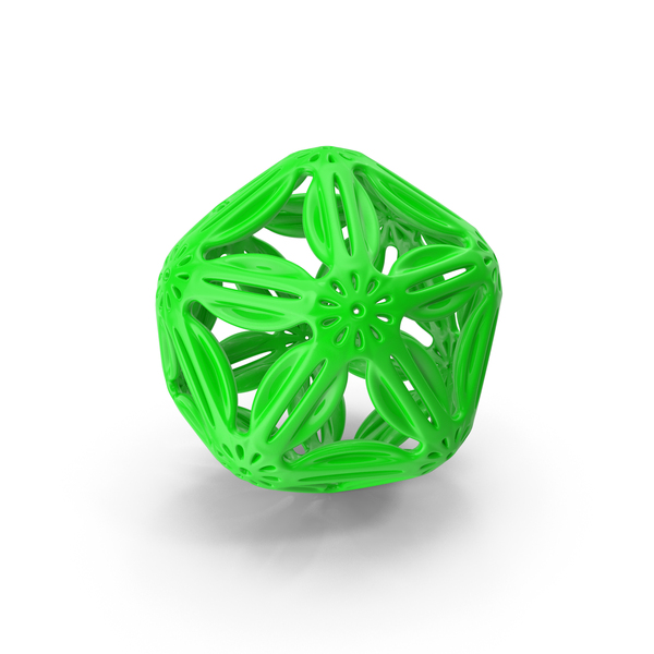 Geometric Shape: Green Complex Object PNG & PSD Images Geometric Shape: Green Complex Object PNG & PSD Images