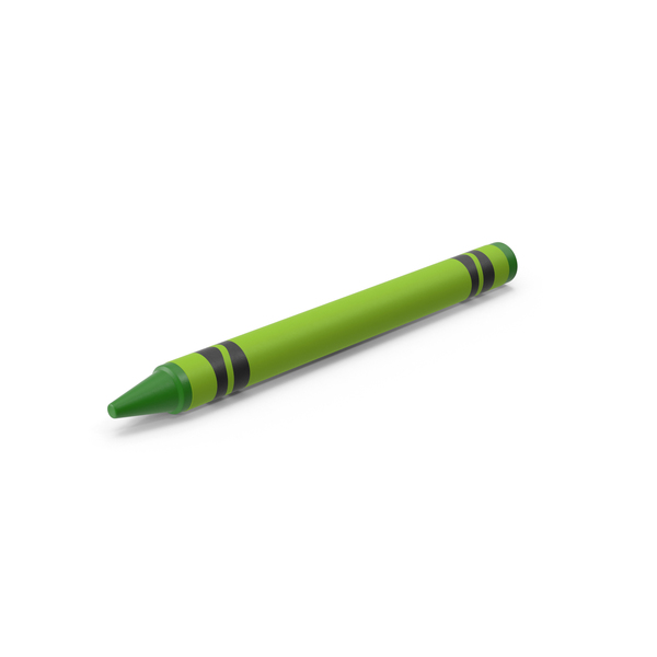 Green Crayon PNG & PSD Images