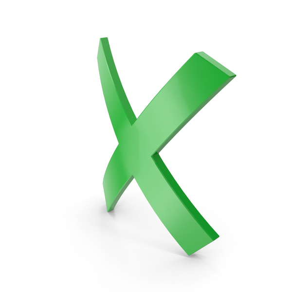 Symbols: Green Cross Icon With Sharp Bent Edges PNG & PSD Images