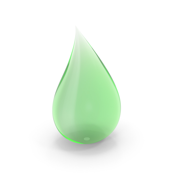 Water: Green Drop PNG & PSD Images