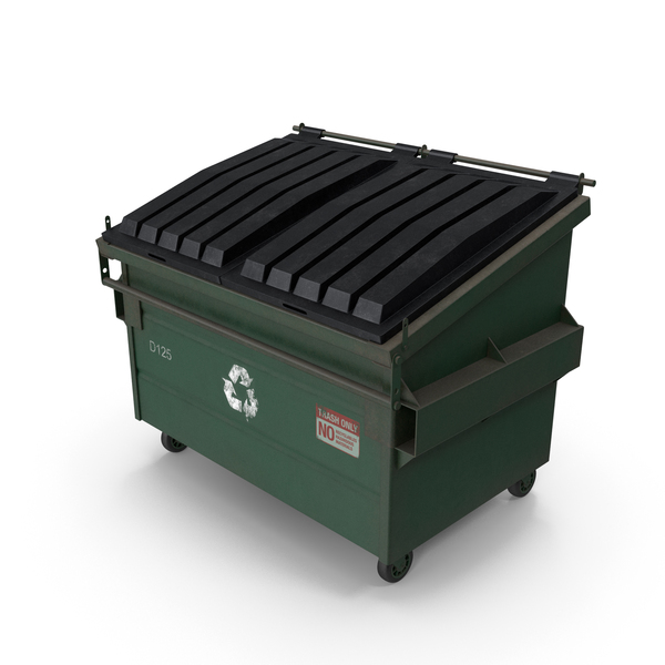 Green Dumpster PNG & PSD Images