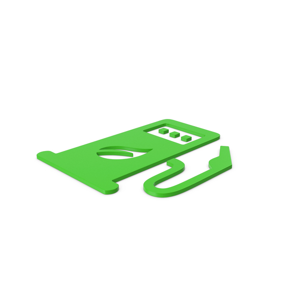 Retro Gas Pump: Green Eco Station Symbol PNG & PSD Images Retro Gas Pump: Green Eco Station Symbol PNG & PSD Images