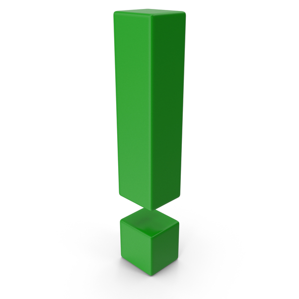 Symbols: Green Exclamation Mark Symbol PNG & PSD Images Symbols: Green Exclamation Mark Symbol PNG & PSD Images