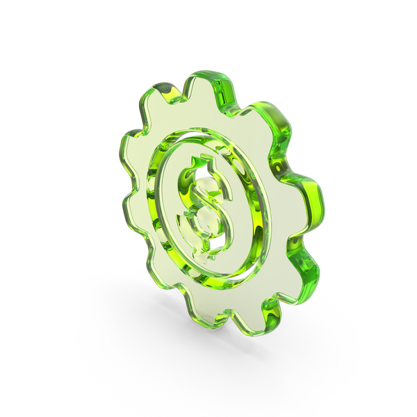 Symbols: Green Glass Dollar Gear Revenue Symbol PNG & PSD Images Symbols: Green Glass Dollar Gear Revenue Symbol PNG & PSD Images