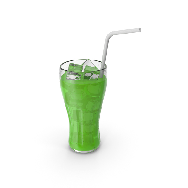 Green Glass Juice With Tube PNG & PSD Images Green Glass Juice With Tube PNG & PSD Images