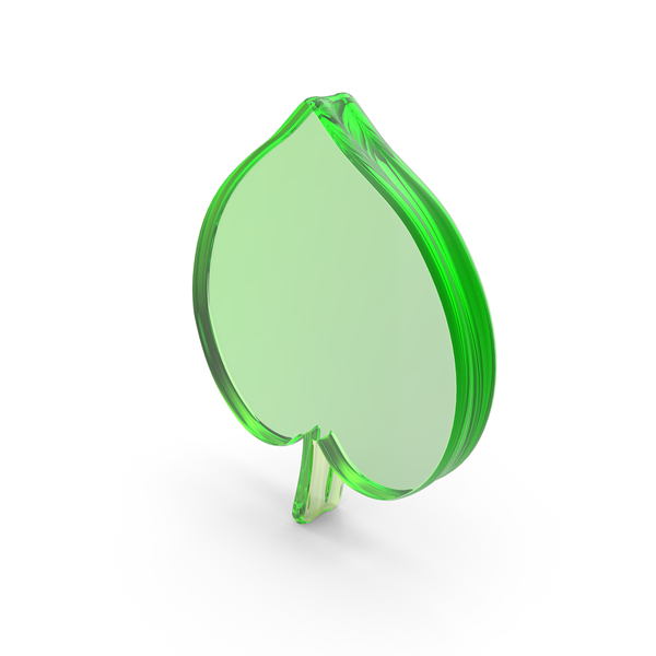 Symbols: Green Glass Leaf Symbol PNG & PSD Images
