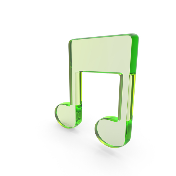 Symbols: Green Glass Music Icon PNG & PSD Images