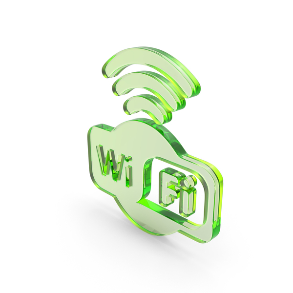 Symbols: Green Glass WiFi Signal Symbol PNG & PSD Images Symbols: Green Glass WiFi Signal Symbol PNG & PSD Images