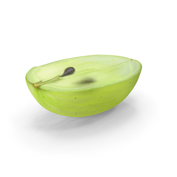 Green Grape Cross Section PNG & PSD Images Green Grape Cross Section PNG & PSD Images