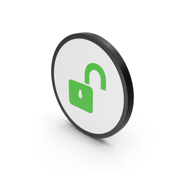 Lock: Green Icon Unlocked Padlock PNG & PSD Images