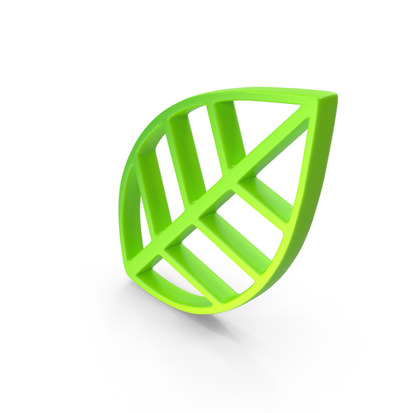 Symbols: Green Leaf Icon PNG & PSD Images