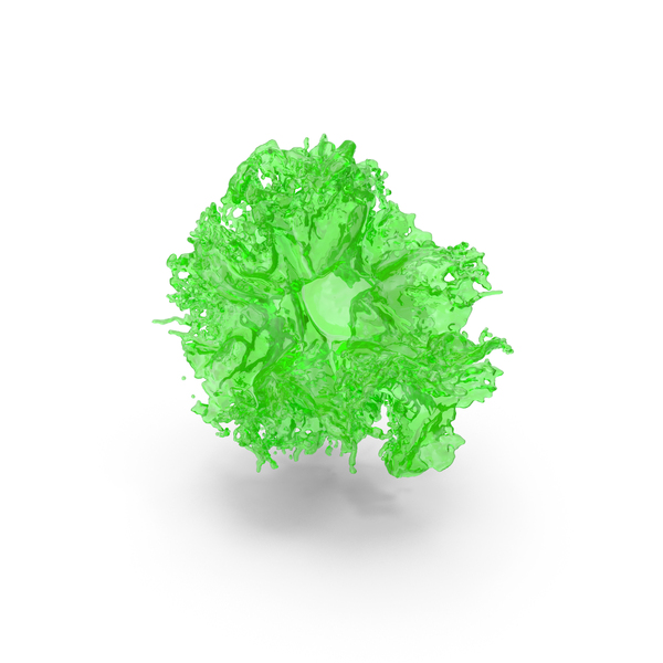 Green Liquid Splash PNG & PSD Images