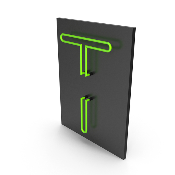 Light: Green Neon Letter T PNG & PSD Images Light: Green Neon Letter T PNG & PSD Images