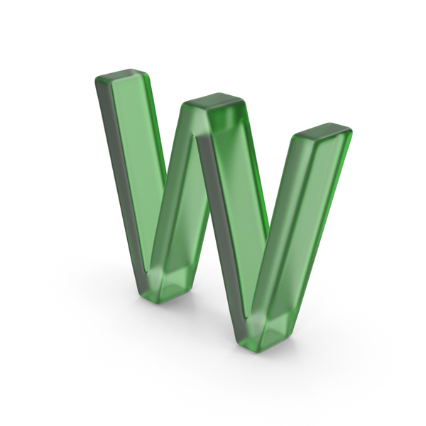 Language: Green Plastic English Letter W PNG & PSD Images Language: Green Plastic English Letter W PNG & PSD Images