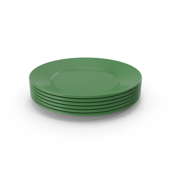 Green Plate Stack PNG & PSD Images Green Plate Stack PNG & PSD Images