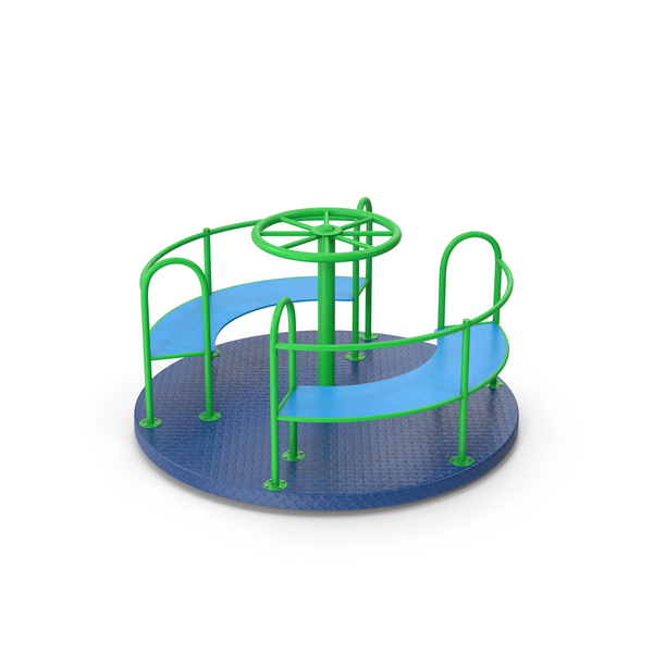 Round: Green Playground Merry Go PNG & PSD Images Round: Green Playground Merry Go PNG & PSD Images