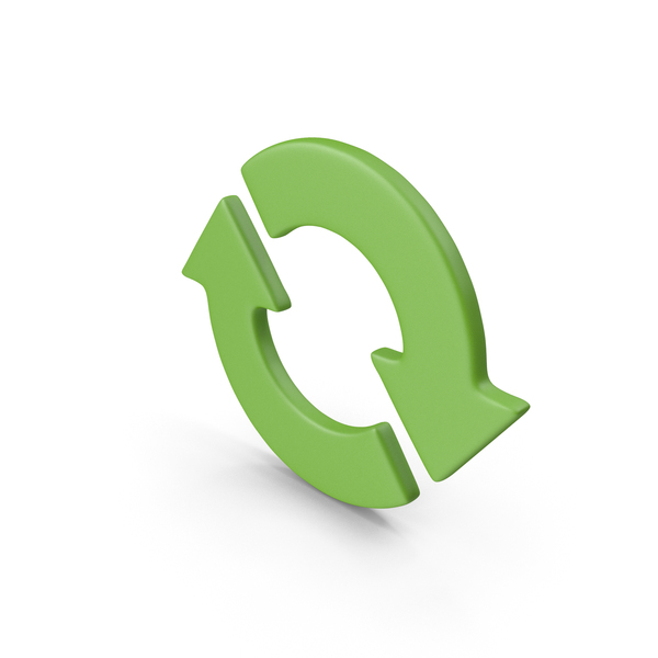 Logo: Green Recycle Symbol PNG & PSD Images