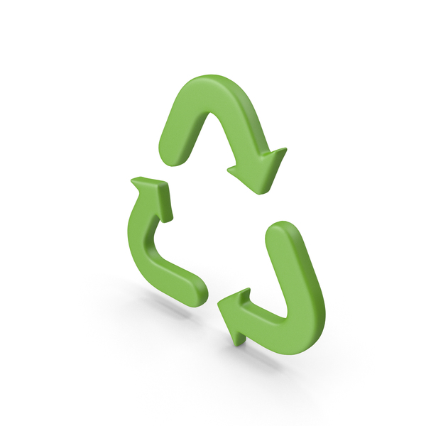 Logo: Green Recycle Symbol PNG & PSD Images