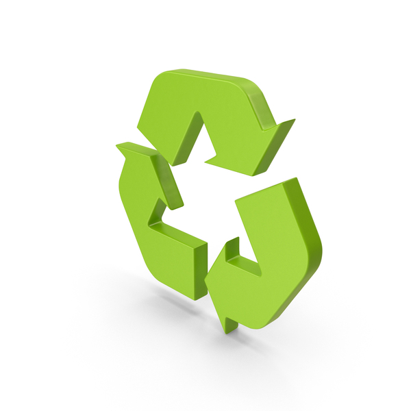 Symbols: Green Recycle Symbol PNG & PSD Images