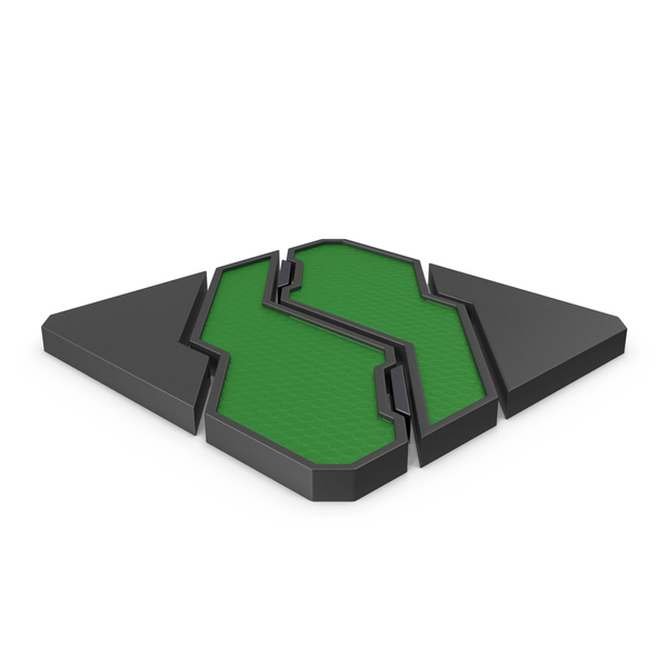 Green SciFi Tile PNG & PSD Images