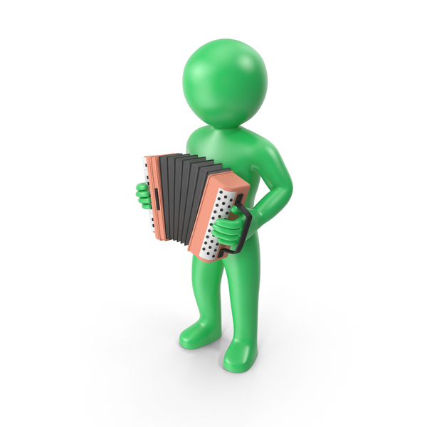 Green Stickman Playing Accordion PNG & PSD Images Green Stickman Playing Accordion PNG & PSD Images