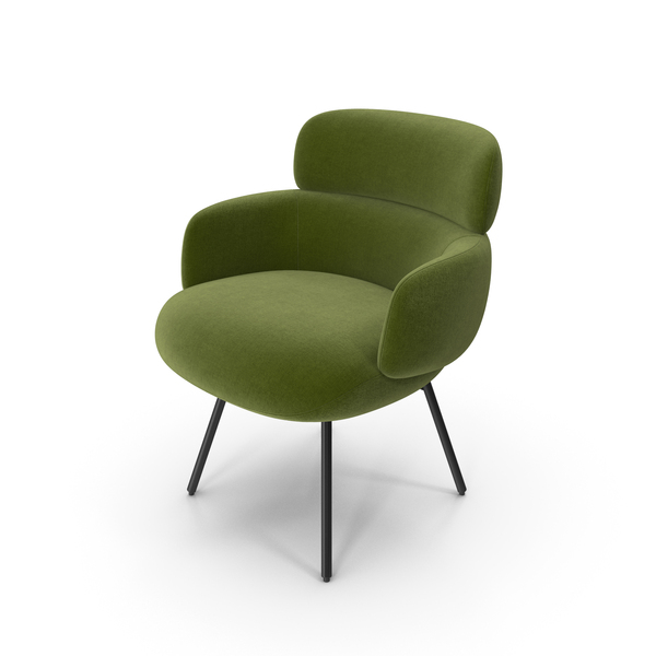 Green Swivel Dining Chair PNG & PSD Images